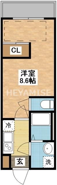 MODERN PALAZZO 文教 PRIMA(1K/9階)の間取り写真
