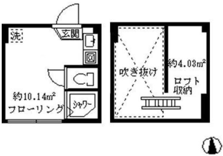 ソフィアパレード(ワンルーム/1階)の間取り写真