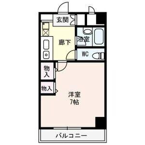 スクアドラー(1K/1階)の間取り写真