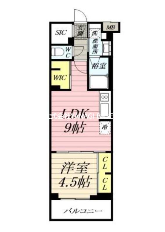 プライマル片瀬江ノ島(1LDK/3階)の間取り写真
