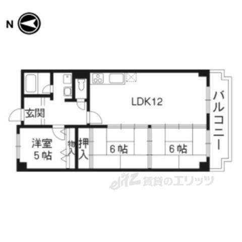 ASTIC ASADA(3LDK/2階)の間取り写真