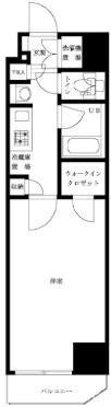 ルーブル中野坂上伍番館(1K/3階)の間取り写真