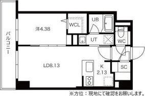 ASH MARUYAMA(1LDK/3階)の間取り写真