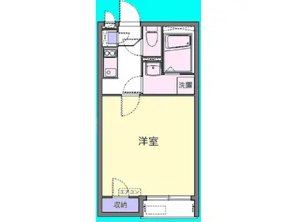 SOWA(1K/2階)の間取り写真