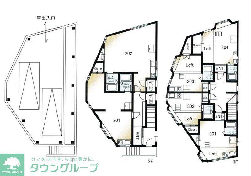 入間鍵山ハイツ(ワンルーム/3階)の間取り写真