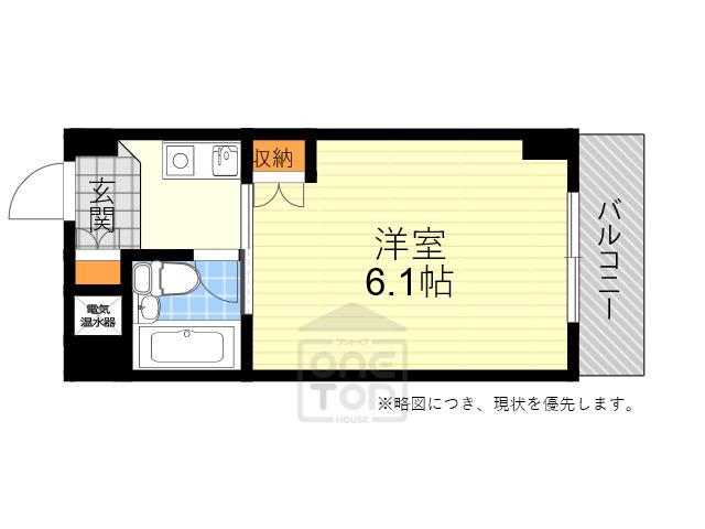 MUSE PARK ESAKA(1K/2階)の間取り写真