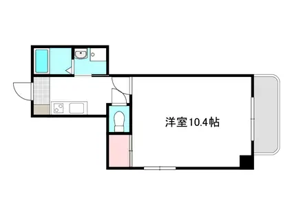 UTOPIA SENDA(1K/3階)の間取り写真