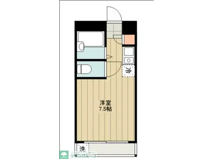 メゾンド摩耶(1K/1階)の間取り写真