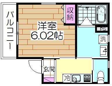 SPROUT UMEJIMA(1K/3階)の間取り写真