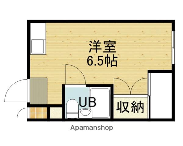 エクラ小路(ワンルーム/3階)の間取り写真