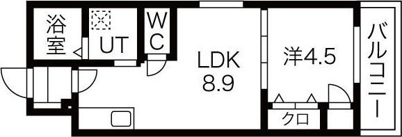 FDS ARTE(1LDK/2階)の間取り写真