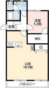RE・VIVE景の宮(1LDK/3階)の間取り写真
