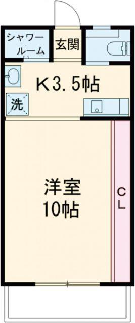 新 HAJIME(ワンルーム/3階)の間取り写真