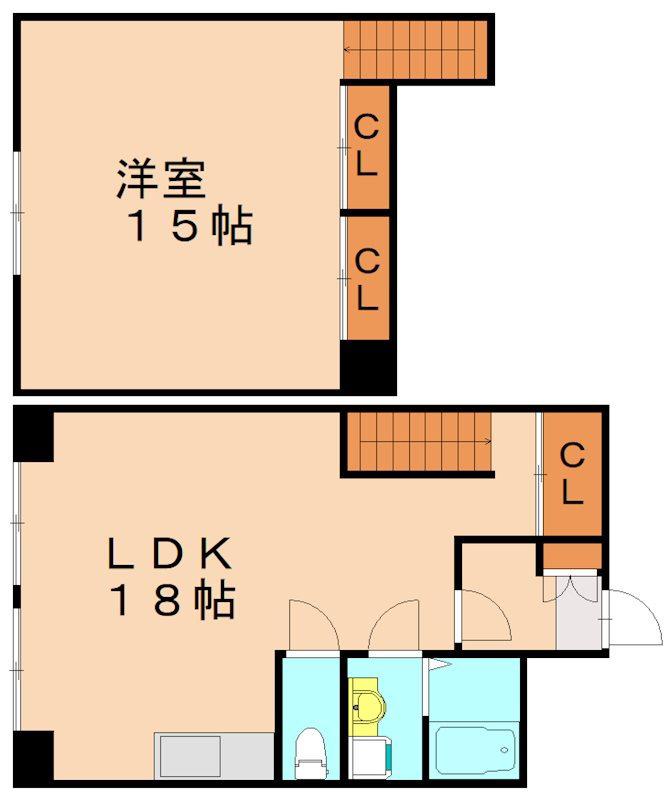 フォーレスト本城I(1LDK/6階)の間取り写真