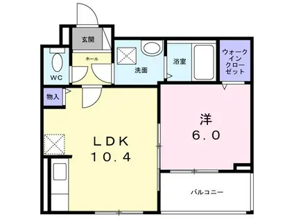 レジデンス 藤ケ森(1LDK/3階)の間取り写真