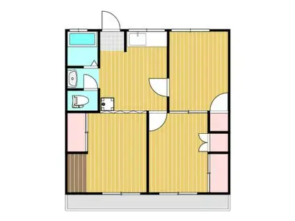 オレンジハイツ(3DK/2階)の間取り写真