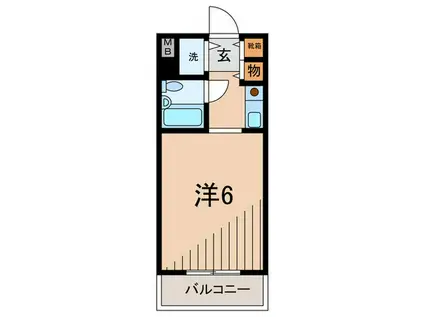 ライオンズマンション西明石第5(ワンルーム/7階)の間取り写真