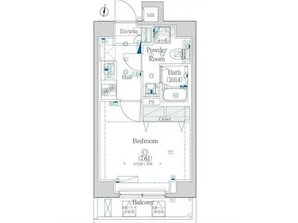 HYS 中村橋(1K/4階)の間取り写真