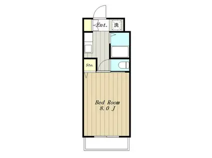 五番館井之花(1K/3階)の間取り写真