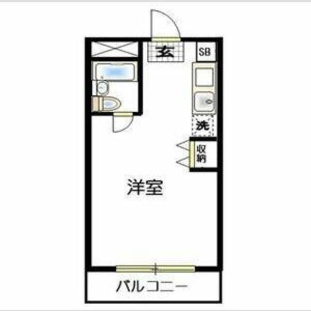 コートエクセル(ワンルーム/3階)の間取り写真