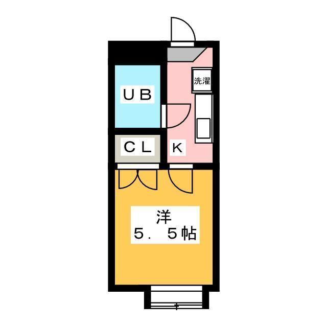 アネックスIII(1K/2階)の間取り写真