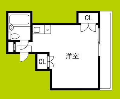 シティコート関目(ワンルーム/3階)の間取り写真