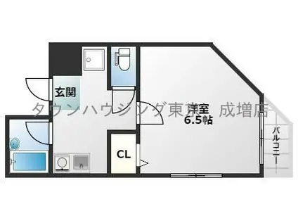 BILANCIA(1K/2階)の間取り写真