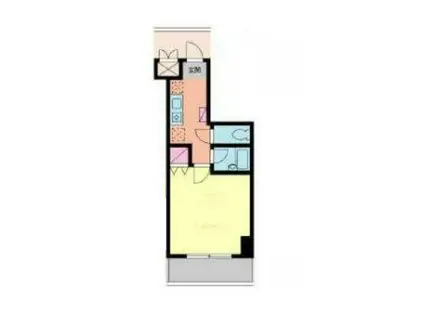 きららベガ(1K/3階)の間取り写真