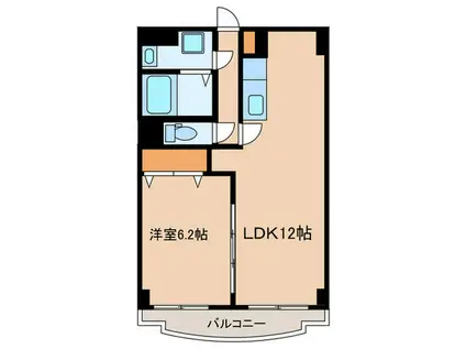 REI VILLAGE(1LDK/8階)の間取り写真