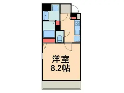 レオーネ森下駅前(1K/3階)の間取り写真