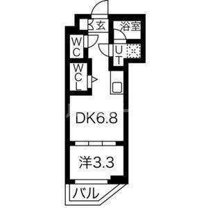 スパシエベルタ板橋本町(1DK/5階)の間取り写真