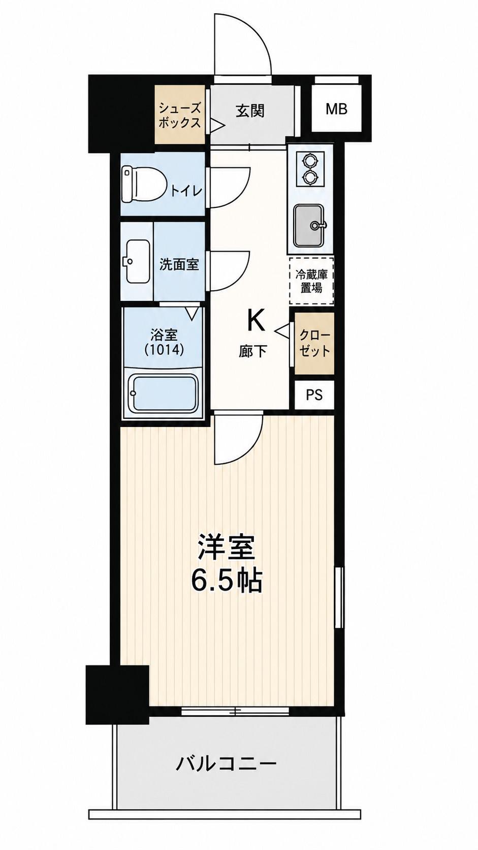 S-RESIDENCE布施AVENTRA(1K/5階)の間取り写真
