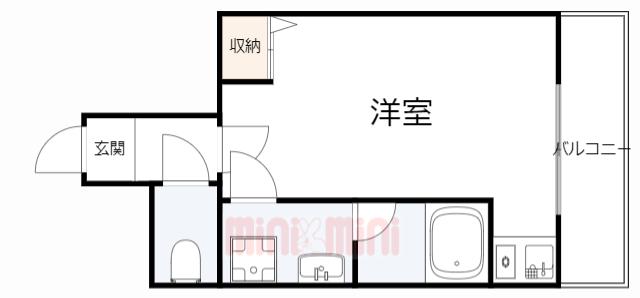 ARCO PLACE(1K/5階)の間取り写真