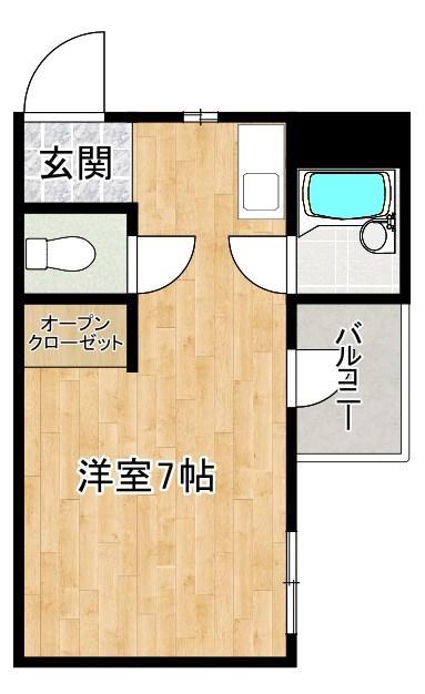 WILL INOSAKA(ワンルーム/4階)の間取り写真