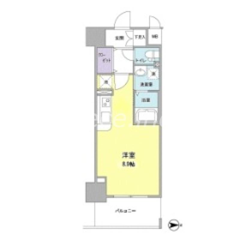 LOWLANDS西天満(ワンルーム/3階)の間取り写真