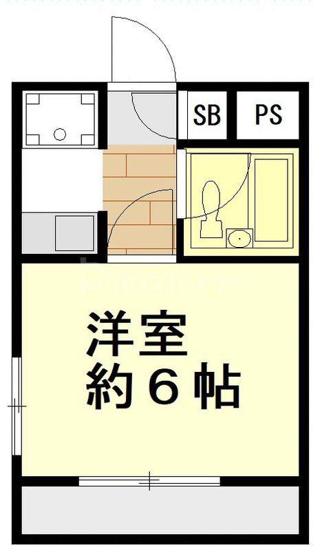 クリオ北大宮壱番館(1K/2階)の間取り写真