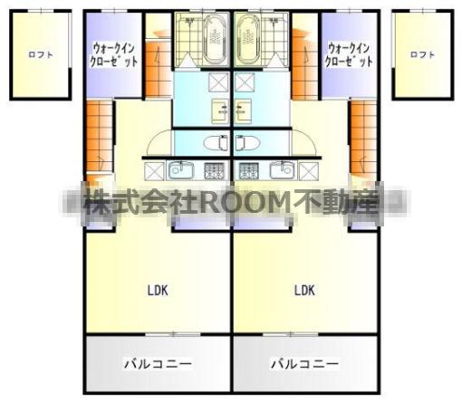リリモア(1LDK/2階)の間取り写真