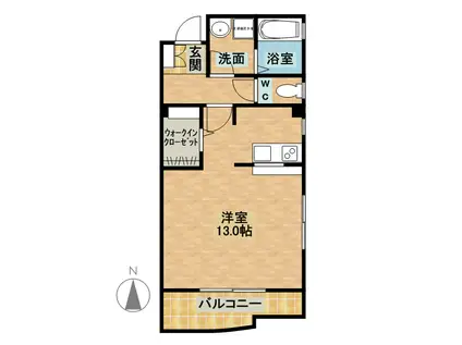 PAYS DE NEIGE I (1K/3階)の間取り写真