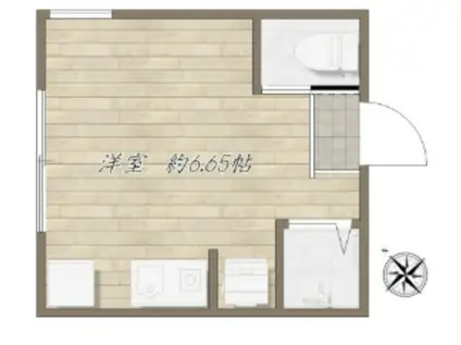 アート久米川(ワンルーム/1階)の間取り写真