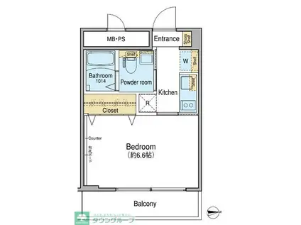 FUU OIMACHI BY LATIERRA(1K/8階)の間取り写真