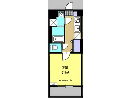 IRSG(1K/2階)の間取り写真