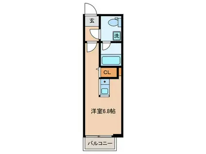 T・K PLACE(ワンルーム/3階)の間取り写真