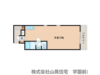 弘和ビル(ワンルーム/4階)の間取り写真