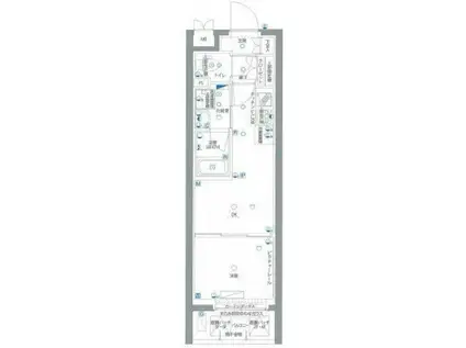 リライア沼袋(1DK/2階)の間取り写真