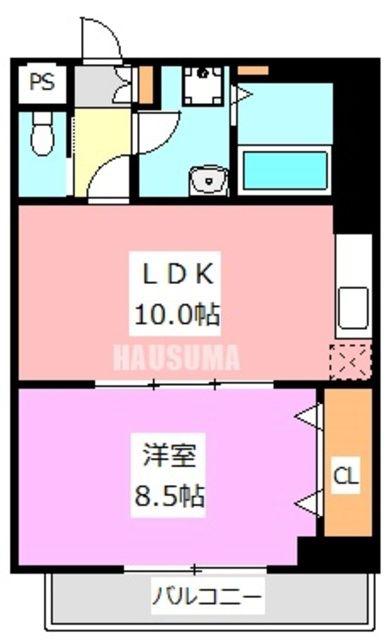 ジャルダンド駒込(1LDK/2階)の間取り写真