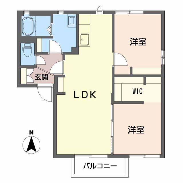 APPEARS(3DK/2階)の間取り写真