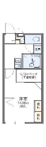 レオパレスWINS(1K/2階)の間取り写真