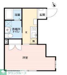 NOZOMIO生麦イースト(1K/3階)の間取り写真