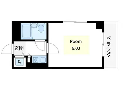 ドミトリーゴコウ(1K/3階)の間取り写真