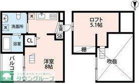 プルミエール(ワンルーム/2階)の間取り写真